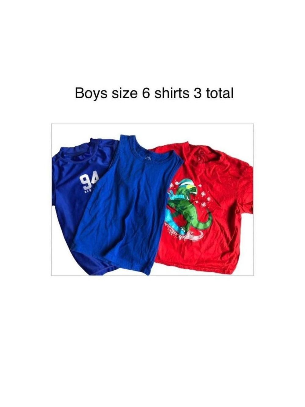 Boys Size 6 Shirt Lot